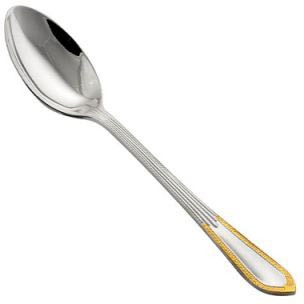 930377-1 Серебряная чайная ложка «Ампир» с золочением