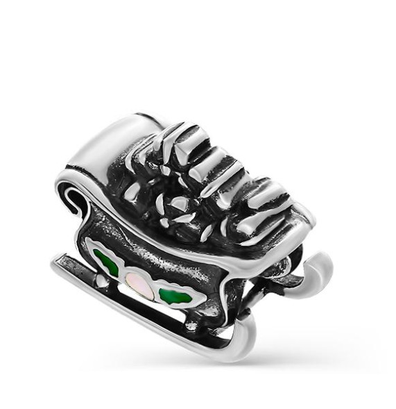 3621030353-2 Серебряный шарм-подвеска