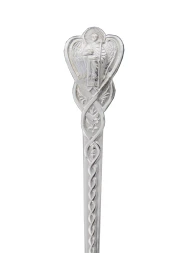 Серебряная чайная именная ложка «Григорий» с сердцем