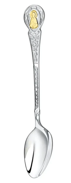 813ЛЖ00802 Серебряная чайная ложка «Матрона»
