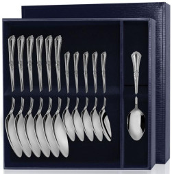 Серебряный столовый набор "Фаворит" на 6 персон (12 предметов)