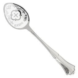 Серебряная чайная именная ложка «Осип» с крестом