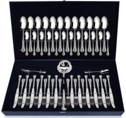 Серебряный столовый набор "Фаворит" на 12 персон (51 предмет)