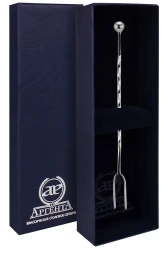 Серебряная вилка для лимона витая