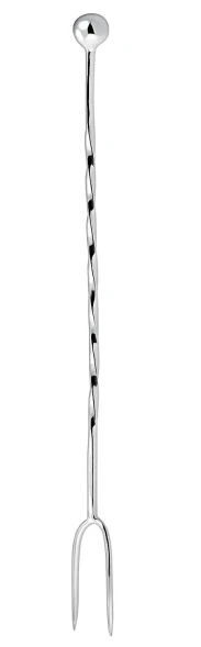 287ВЛ17801 Серебряная вилка для лимона витая