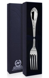 Серебряная столовая вилка «Престиж»