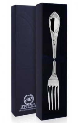 Серебряная столовая вилка «Престиж»