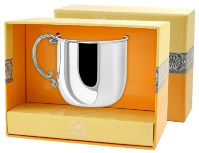 299КР05801 Серебряная детская кружка