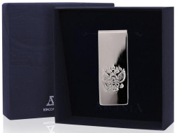 Серебряный зажим для денег «Герб»