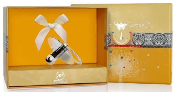 330СВ05801 Сувенирная серебряная пустышка