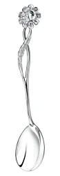 Серебряная чайная ложка «Ромашка»