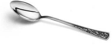 930856 Серебряная чайная ложка «Стиль» с чернением