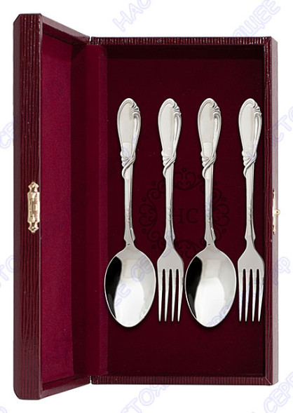 2786 Серебряный столовый набор на 2 персоны «Банкетный»