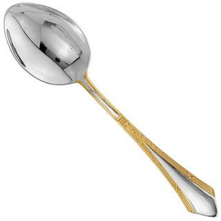 930711-1 Серебряная десертная ложка «Элегант» с золочением