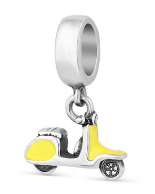 3621030396-2 Серебряный шарм-подвеска