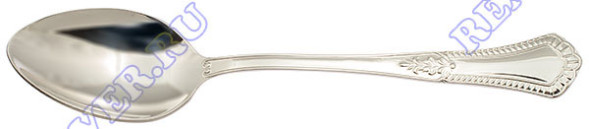 375ЛЖ07801 Серебряная кофейная ложка «Фаворит»