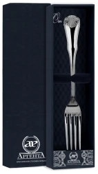 Серебряная столовая вилка «Визит»