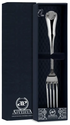 Серебряная столовая вилка «Визит»