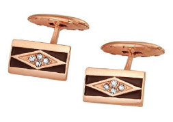 Запонки с золочением