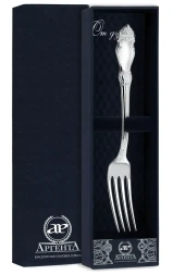 Серебряная десертная вилка "Серебряная роза"