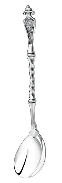 572НБ07806 Серебряный кофейный набор с чашкой « Витая» с чернением