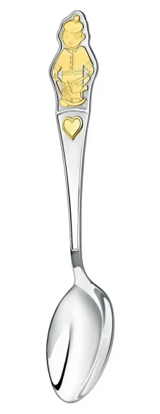 1030НБ05802 Серебряный детский набор «Мальчик» с золочением