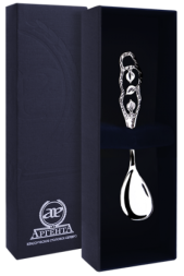 Серебряная кофейная ложка «Листопад»