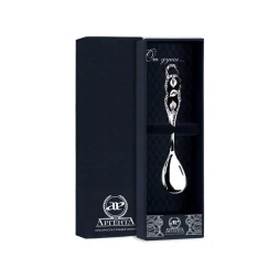 Серебряная кофейная ложка «Листопад»