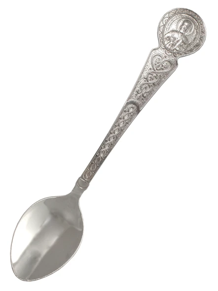 3400060360ф Серебряная чайная ложка "Николай Чудотворец"