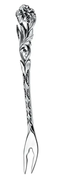 930ВЛ03806 Серебряная вилка для лимона «Симфония» с чернением