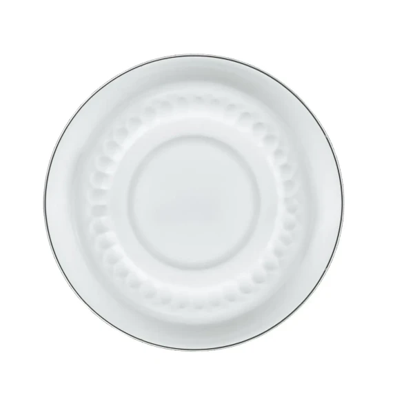 689НБ07806 Серебряный кофейный набор «Богема» с блюдцами