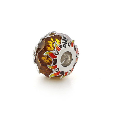 06-27 Pd013 Серебряный шарм-подвеска «Солнечные традиции»