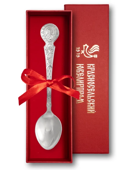 3400060361ф Серебряная чайная ложка "Матрона Московская"