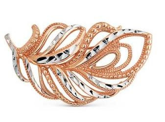 1307413-5 Серебряная брошь