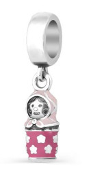 Серебряный шарм-подвеска